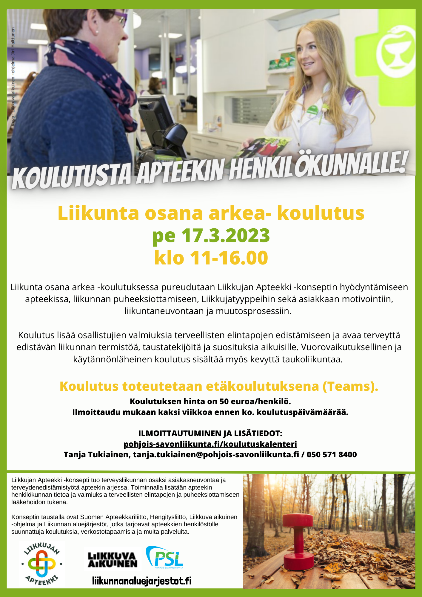 Liikunta osana arkea